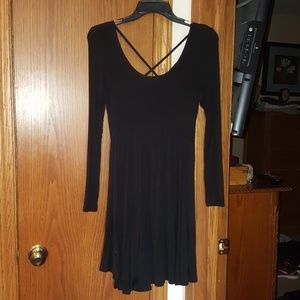 Black long sleeve dress